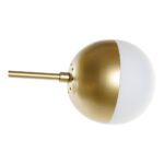 Φωτιστικό Οροφής DKD Home Decor Λευκό Μέταλλο Κρυστάλλινο 220 V Χρυσό 50 W (61 x 58 x 46 cm)