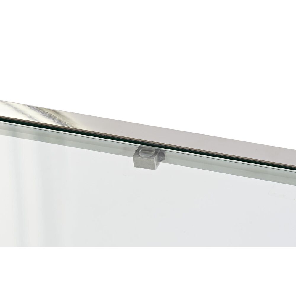 Τραπεζάκι Καφέ DKD Home Decor Κρυστάλλινο Ανοξείδωτο ατσάλι (130 x 60 x 45 cm)