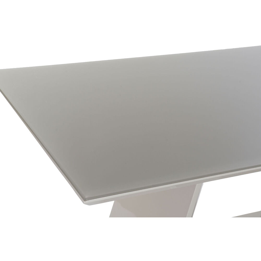 Τραπεζαρία DKD Home Decor Κρυστάλλινο Γκρι MDF (160 x 90 x 75 cm)