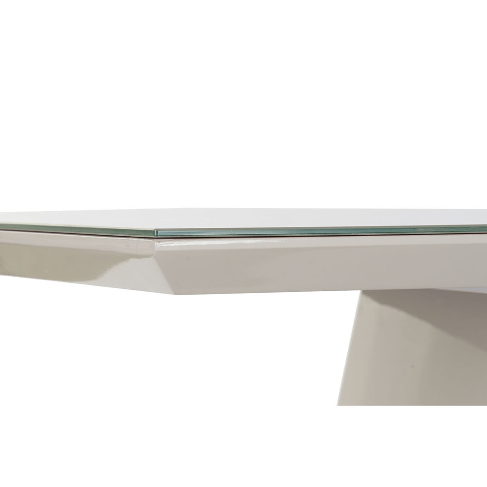 Τραπεζαρία DKD Home Decor Κρυστάλλινο Γκρι MDF (160 x 90 x 75 cm)