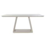 Τραπεζαρία DKD Home Decor Κρυστάλλινο Γκρι MDF (160 x 90 x 75 cm)