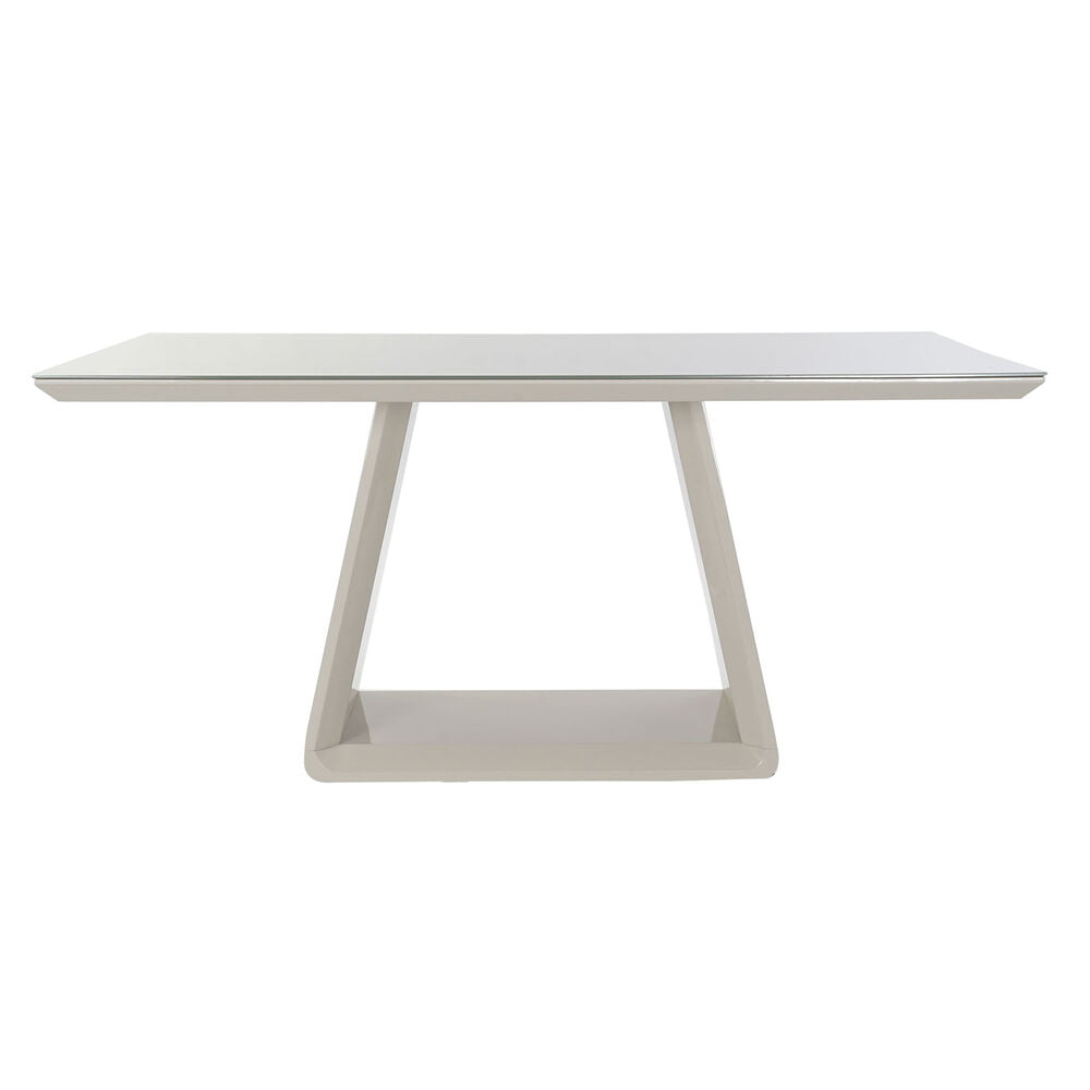 Τραπεζαρία DKD Home Decor Κρυστάλλινο Γκρι MDF (160 x 90 x 75 cm)