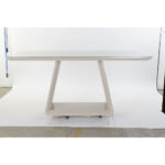 Τραπεζαρία DKD Home Decor Κρυστάλλινο Γκρι MDF (160 x 90 x 75 cm)