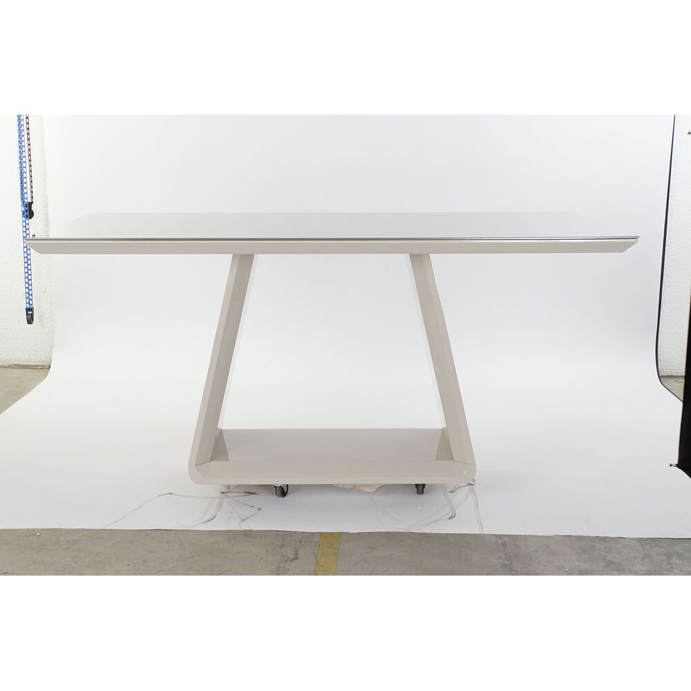 Τραπεζαρία DKD Home Decor Κρυστάλλινο Γκρι MDF (160 x 90 x 75 cm)