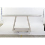 Τραπεζαρία DKD Home Decor Κρυστάλλινο Γκρι MDF (160 x 90 x 75 cm)