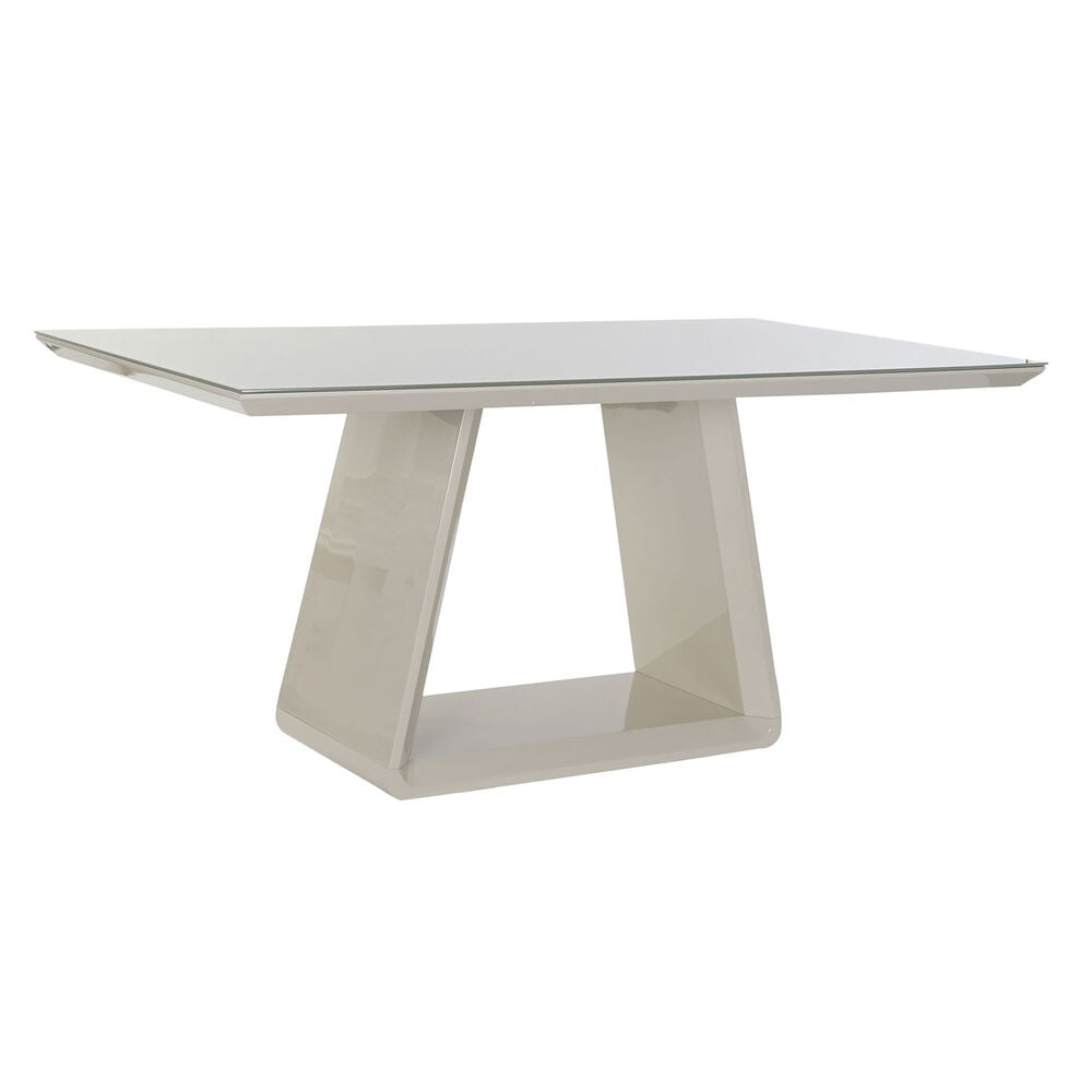 Τραπεζαρία DKD Home Decor Κρυστάλλινο Γκρι MDF (160 x 90 x 75 cm)