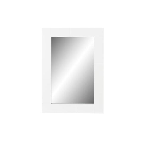 Τοίχο καθρέφτη DKD Home Decor Λευκό Κρεμ Ξυλο παουλόβνια (54 x 2 x 76 cm)