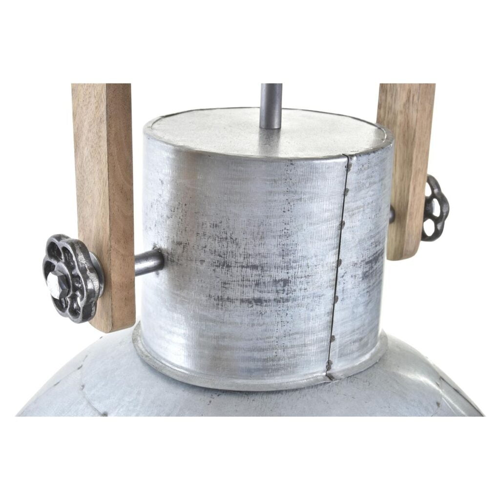 Φωτιστικό Οροφής DKD Home Decor Ασημί Καφέ 220 V 50 W (40 x 40 x 50 cm)