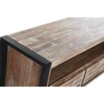 Τηλεόραση DKD Home Decor Μέταλλο ξύλο ακακίας (200 x 55 x 40 cm)