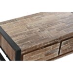 Τραπεζάκι Καφέ DKD Home Decor Μέταλλο ξύλο ακακίας (110 x 60 x 40 cm)