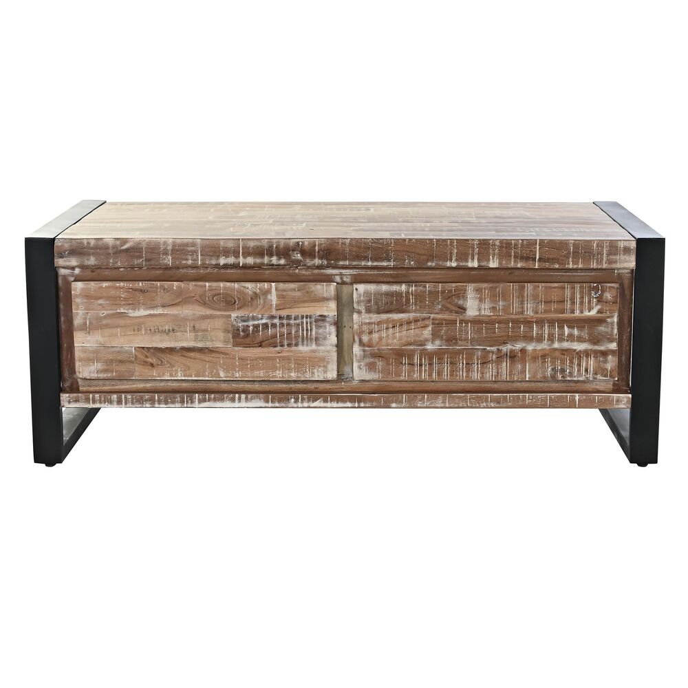 Τραπεζάκι Καφέ DKD Home Decor Μέταλλο ξύλο ακακίας (110 x 60 x 40 cm)