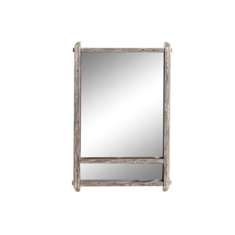Τοίχο καθρέφτη DKD Home Decor Κρυστάλλινο Φυσικό Ξυλο παουλόβνια (47 x 8 x 70 cm)
