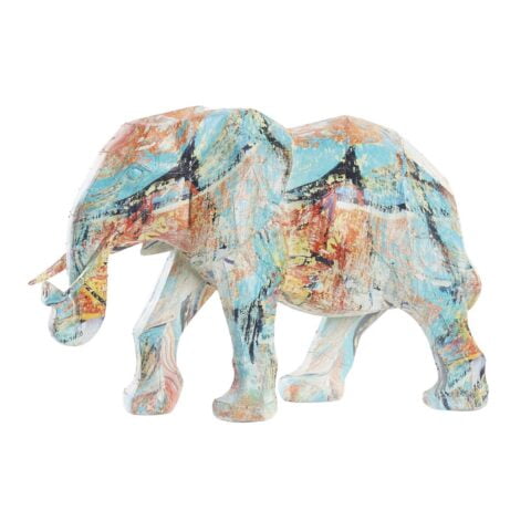 Διακοσμητική Φιγούρα DKD Home Decor Ελέφαντας Ρητίνη Πολύχρωμο (37