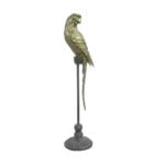Διακοσμητική Φιγούρα DKD Home Decor Χρυσό Ρητίνη Παπαγάλος Τροπικό (21 x 18 x 79 cm)