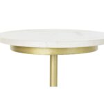 Βοηθητικό Τραπέζι DKD Home Decor Χρυσό Μέταλλο Μάρμαρο (45 x 27 x 63 cm)