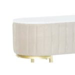 Κονσόλα DKD Home Decor Μπεζ Χρυσό Μάρμαρο (120 x 35 x 80 cm)
