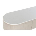 Κονσόλα DKD Home Decor Ροζ Χρυσό Μέταλλο Μάρμαρο 120 x 35 x 80 cm