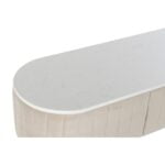 Κονσόλα DKD Home Decor Μπεζ Χρυσό Μάρμαρο (120 x 35 x 80 cm)