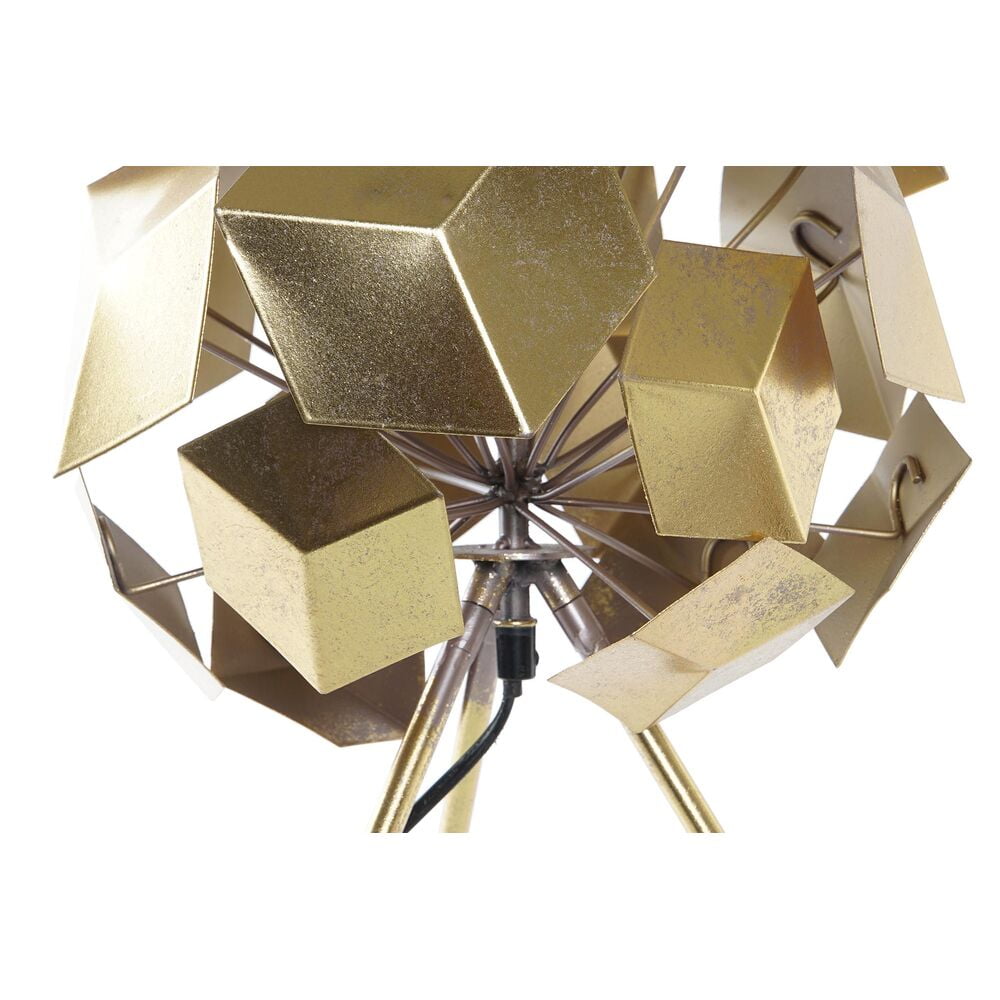 Επιτραπέζιο Φωτιστικό DKD Home Decor Χρυσό 220 V 50 W Σύγχρονη Γεωμετρική (29 x 29 x 45 cm)