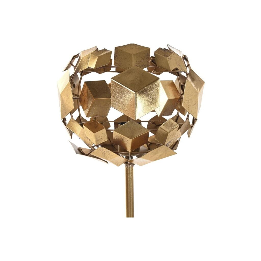 Φωτιστικό Δαπέδου DKD Home Decor Χρυσό Μέταλλο Σύγχρονη Γεωμετρική (28 x 28 x 103 cm)