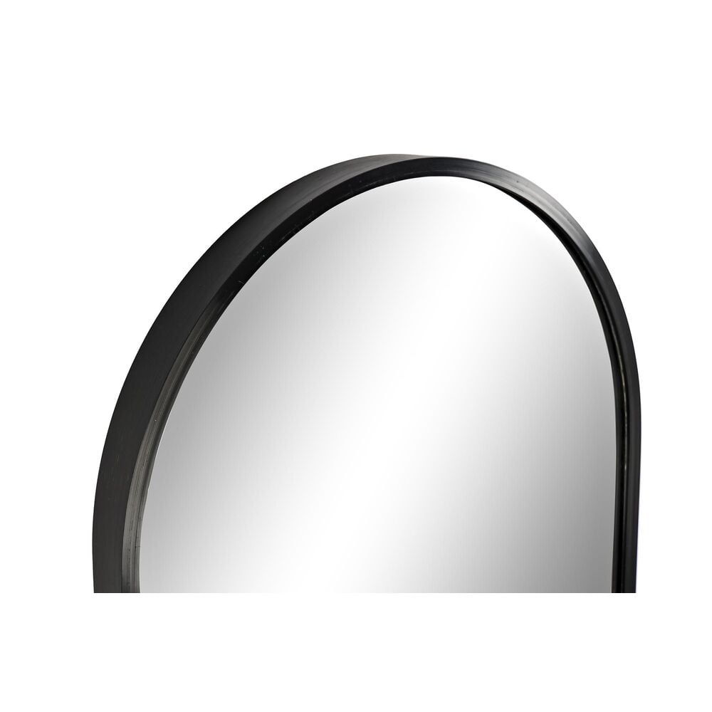 Τοίχο καθρέφτη DKD Home Decor Κρυστάλλινο Μαύρο Αλουμίνιο (30 x 3 x 120 cm)