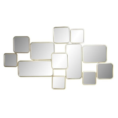 Τοίχο καθρέφτη DKD Home Decor Χρυσό Μέταλλο (97