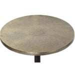 Σετ 2 Τραπεζάκια DKD Home Decor Μαύρο Χρυσό Αλουμίνιο (40 x 40 x 61 cm) (2 pcs)