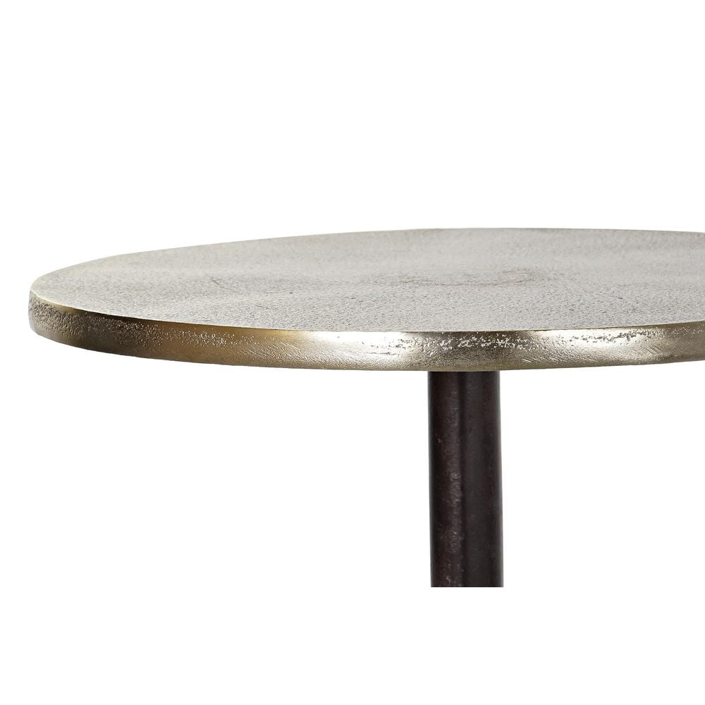Σετ 2 Τραπεζάκια DKD Home Decor Μαύρο Χρυσό Αλουμίνιο (40 x 40 x 61 cm) (2 pcs)