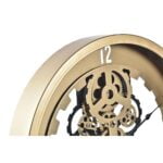 Ρολόι Τοίχου DKD Home Decor Κρυστάλλινο Ασημί Χρυσό Σίδερο (50 x 8 x 50 cm)