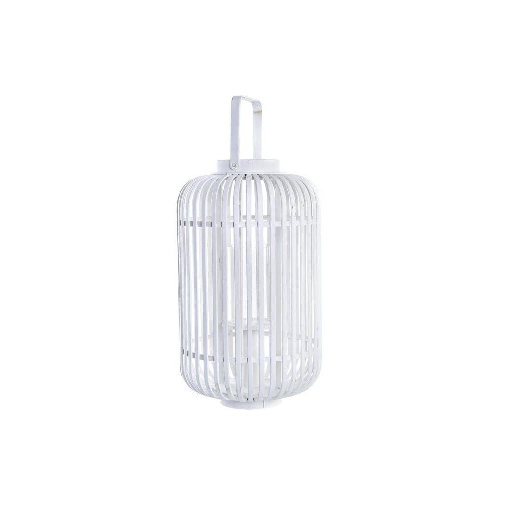 Lanterne DKD Home Decor Κρυστάλλινο Λευκό Διακοσμητική κανάτα (28 x 28 x 47 cm)