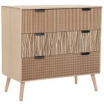 Συρταριέρα DKD Home Decor Έλατο Καφέ MDF (80 x 40 x 77 cm)