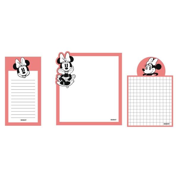 Σετ Αυτοκόλλητων Σημειώσεων Minnie Mouse (3 pcs) Ροζ