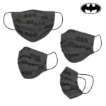 Επαναχρησιμοποιήσιμη Υφασμάτινη Μάσκα  Υγιεινής Batman Παιδικά Γκρι