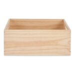 Κουτί αποθήκευσης Φυσικό ξύλο πεύκου (31 x 14 x 36 cm)