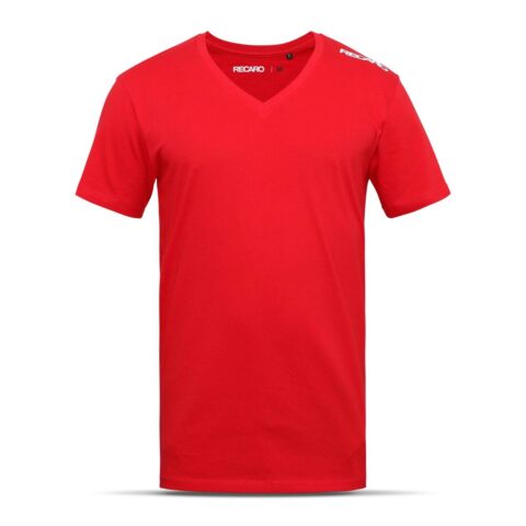 Ανδρική Μπλούζα με Κοντό Μανίκι Recaro Race Κόκκινο (Μέγεθος S)