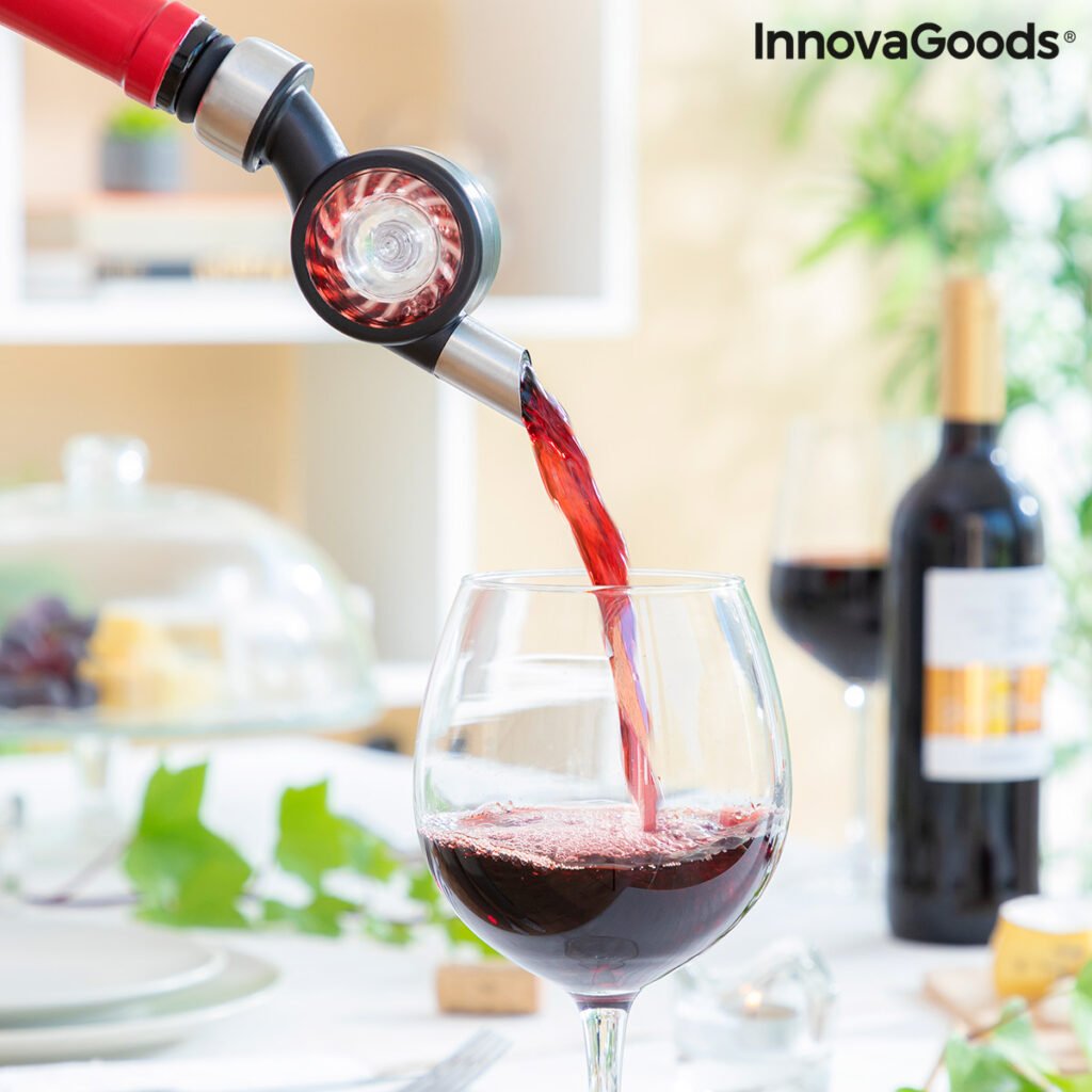 Αεριστή Κρασιού με Μύλο και Βάση Wimil InnovaGoods