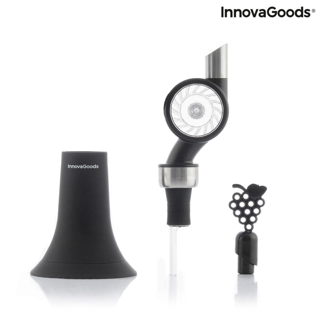 Αεριστή Κρασιού με Μύλο και Βάση Wimil InnovaGoods