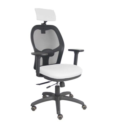 Καρέκλα γραφείου με κεφαλάρι P&C B3DRPCR Λευκό