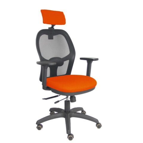 Καρέκλα γραφείου με κεφαλάρι P&C B3DRPCR Σκούρο Πορτοκαλί