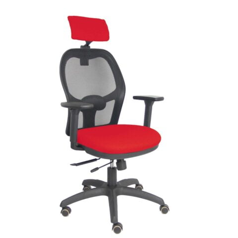 Καρέκλα γραφείου με κεφαλάρι P&C B3DRPCR Κόκκινο
