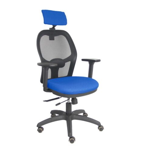 Καρέκλα γραφείου με κεφαλάρι P&C B3DRPCR Μπλε