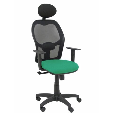 Καρέκλα γραφείου με κεφαλάρι P&C B10CRNC Πράσινο