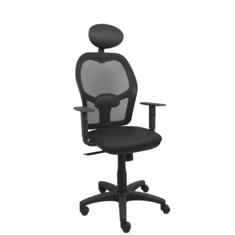 Καρέκλα γραφείου με κεφαλάρι P&C B10CRNC Μαύρο