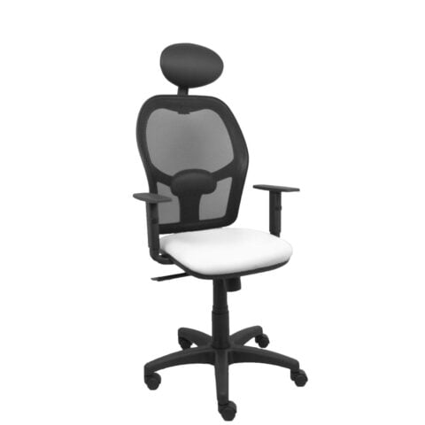 Καρέκλα γραφείου με κεφαλάρι P&C B10CRNC Λευκό