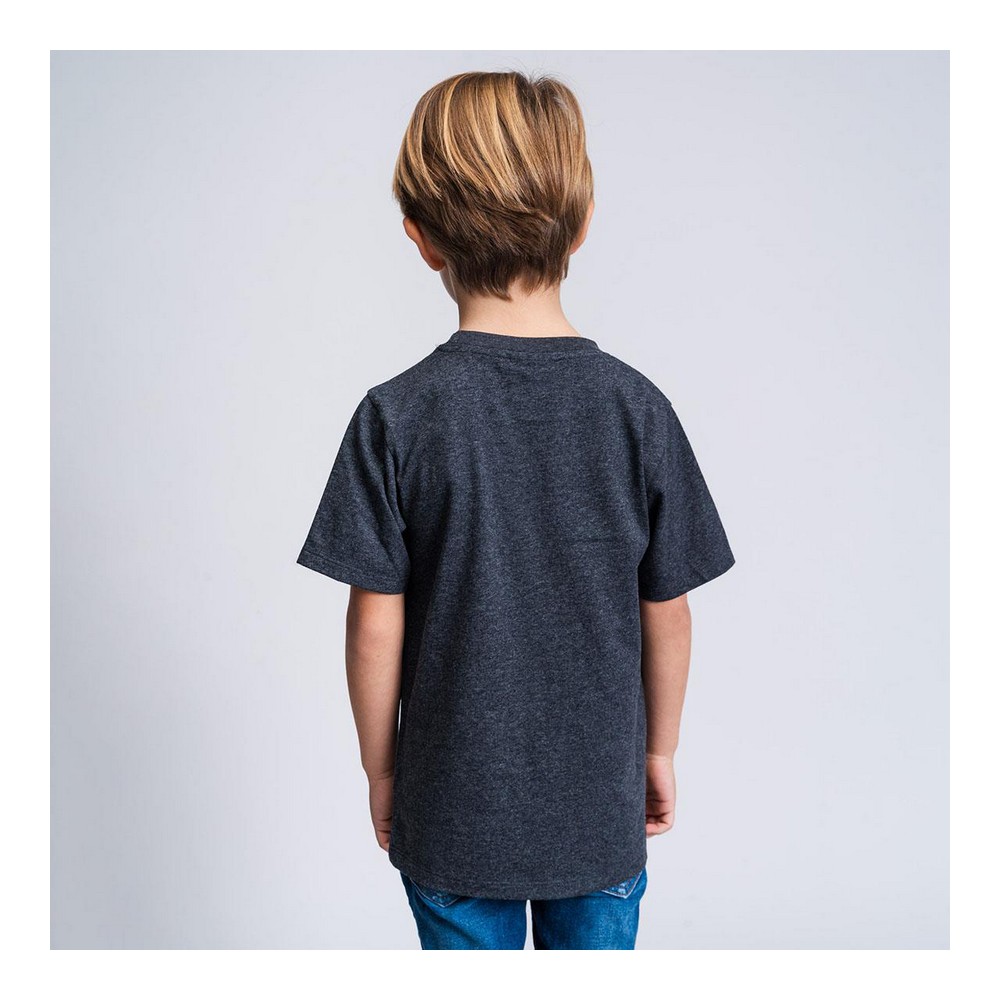 Παιδικό Μπλούζα με Κοντό Μανίκι The Mandalorian Μαύρο