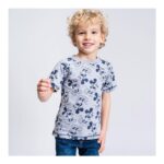 Παιδικό Μπλούζα με Κοντό Μανίκι Mickey Mouse Γκρι