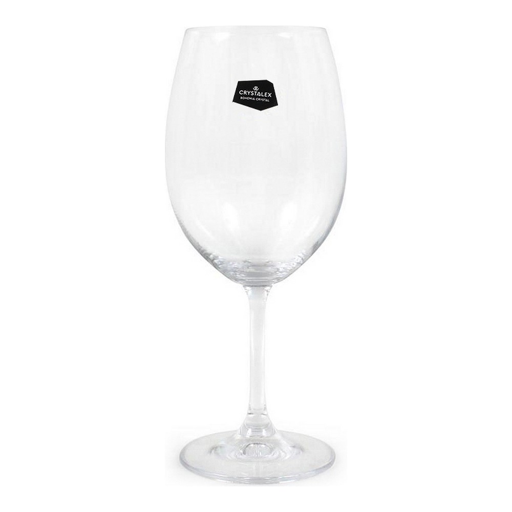 Ποτήρι κρασιού Crystalex Lara Διαφανές Κρυστάλλινο (x6) (8 Μονάδες) (450 cc)
