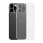 Baseus Frosted Case for iPhone 13 Pro (transparent) + tempered glass