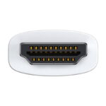 Baseus Lite Series HDMI to VGA adapter with audio (white)