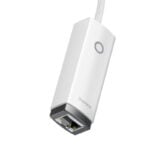 Network adapter Baseus Lite Series USB-C to RJ45 (white)